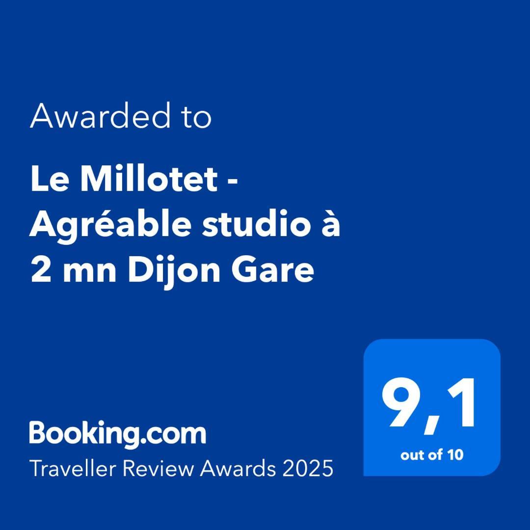 Le Millotet - Agreable Studio A 2 Mn Dijon Gare Экстерьер фото